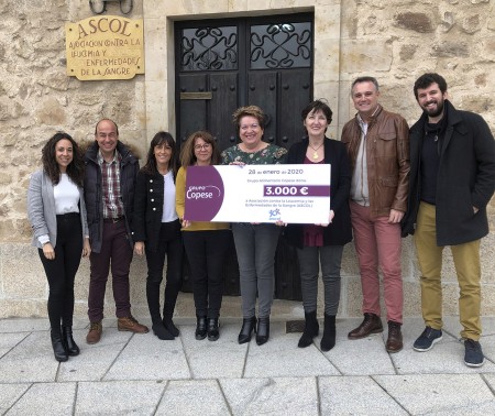 Grupo Alimentario Copese dona 3000 euros a ASCOL Castilla y León